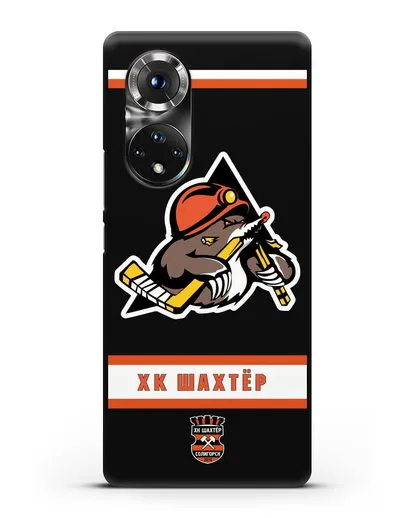 Чеxол с логотипом ХК Шахтёр-Солигорск силиконовый для Honor 50