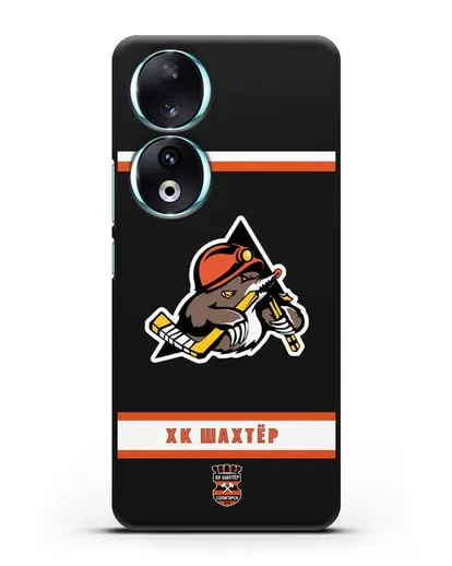Чеxол с логотипом ХК Шахтёр-Солигорск силиконовый для Honor 90