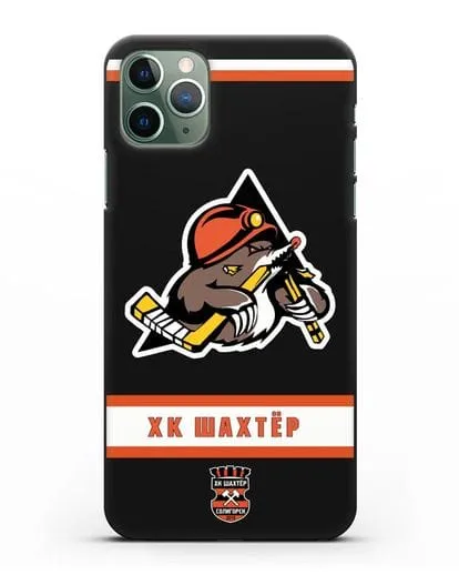 Чеxол с логотипом ХК Шахтёр-Солигорск силиконовый для iPhone 11 Pro Max