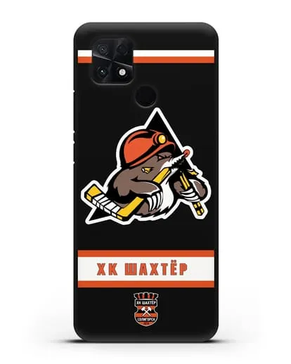 Чеxол с логотипом ХК Шахтёр-Солигорск силиконовый для Xiaomi Poco C40