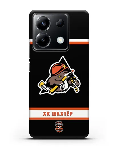 Чеxол с логотипом ХК Шахтёр-Солигорск силиконовый для Xiaomi Poco X6