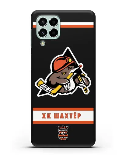 Чеxол с логотипом ХК Шахтёр-Солигорск силиконовый для Samsung Galaxy M53 [SM-M536]