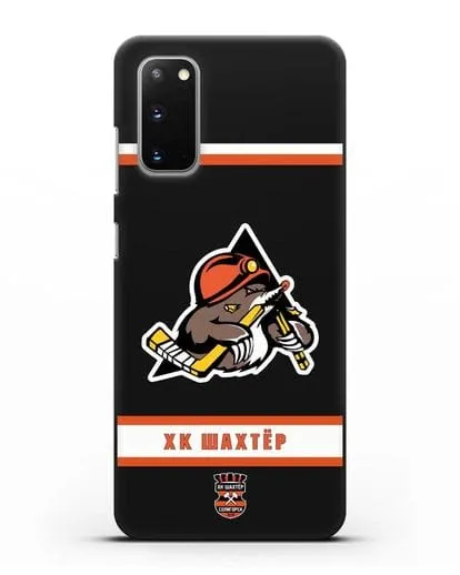 Чеxол с логотипом ХК Шахтёр-Солигорск силиконовый для Samsung Galaxy S20 [SM-G980F]