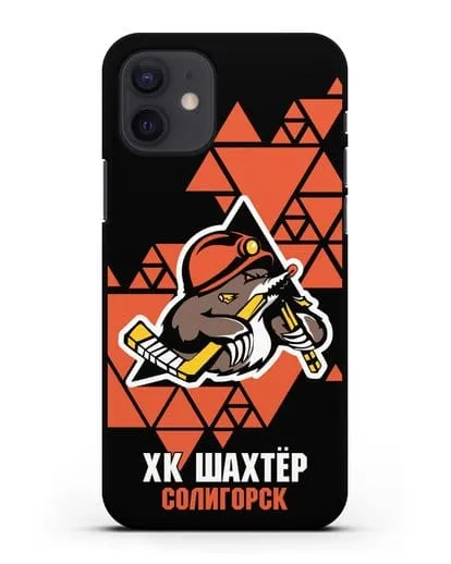 Чехол с рисунком ХК Шахтер-Солигорск силиконовый для iPhone 12