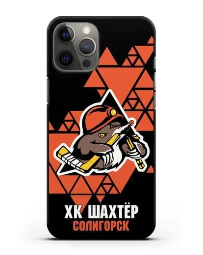 Чехол с рисунком ХК Шахтер-Солигорск силиконовый для iPhone 12 Pro Max