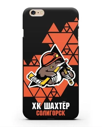 Чехол с рисунком ХК Шахтер-Солигорск силиконовый для iPhone 6 Plus