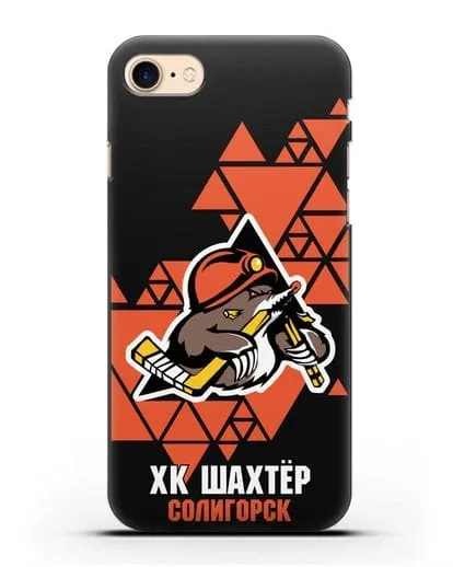 Чехол с рисунком ХК Шахтер-Солигорск силиконовый для iPhone 8