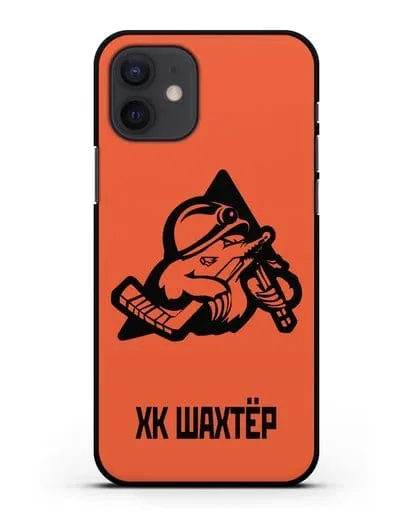 Чехол с эмблемой ХК Шахтер-Солигорск силиконовый для iPhone 12