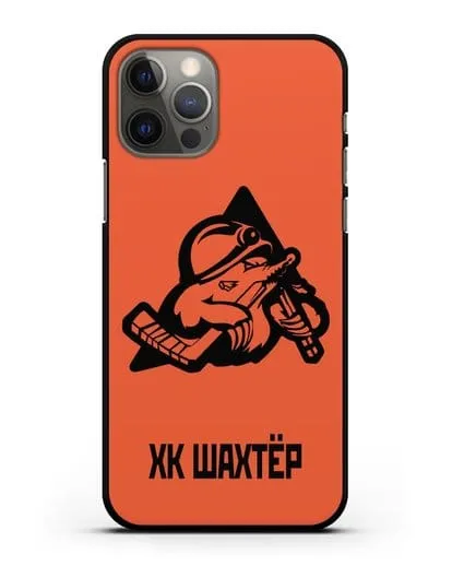 Чехол с эмблемой ХК Шахтер-Солигорск силиконовый для iPhone 12 Pro