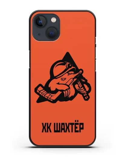 Чехол с эмблемой ХК Шахтер-Солигорск силиконовый для iPhone 13 Mini
