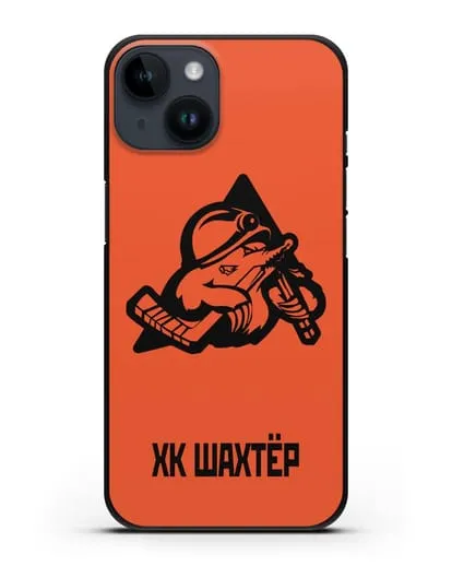 Чехол с эмблемой ХК Шахтер-Солигорск силиконовый для iPhone 14