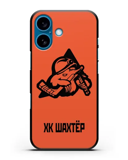 Чехол с эмблемой ХК Шахтер-Солигорск силиконовый для iPhone 16