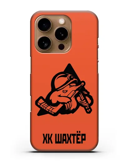 Чехол с эмблемой ХК Шахтер-Солигорск силиконовый для iPhone 16 Pro