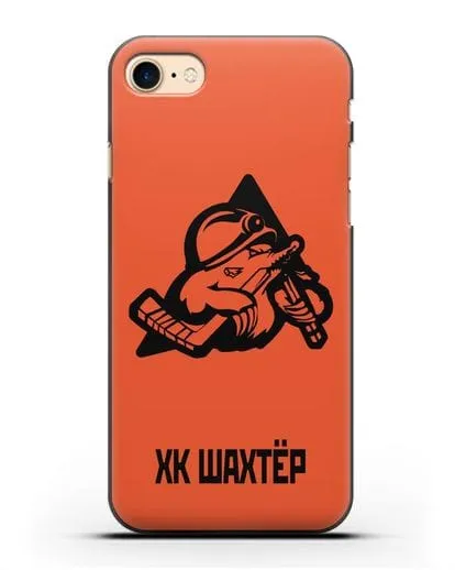 Чехол с эмблемой ХК Шахтер-Солигорск силиконовый для iPhone 8