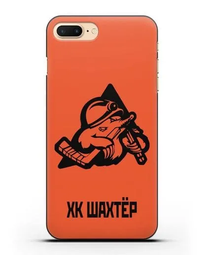 Чехол с эмблемой ХК Шахтер-Солигорск силиконовый для iPhone 8 Plus