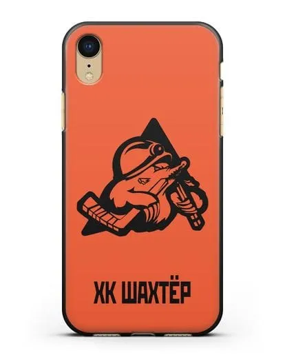 Чехол с эмблемой ХК Шахтер-Солигорск силиконовый для iPhone XR