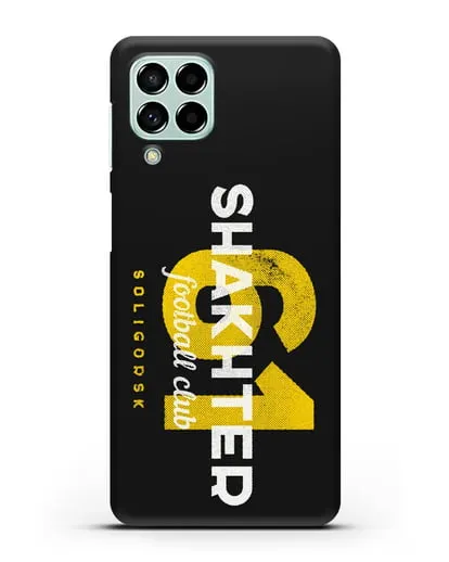 Чехол ФК Шахтёр Солигорск с надписью SHAKHTER 61 силиконовый для Samsung Galaxy M53 [SM-M536]