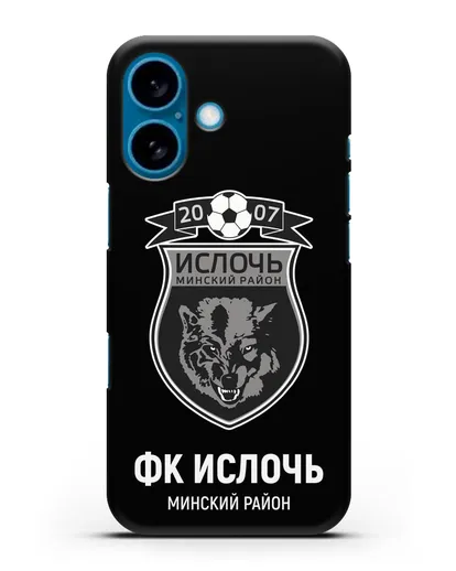 Чехол с логотипом ФК Ислочь силиконовый для iPhone 16