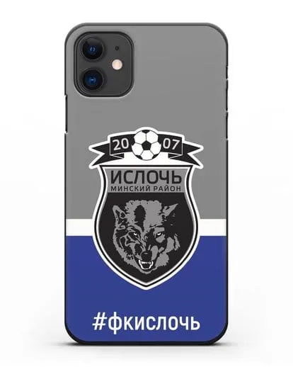 Чехол с эмблемой ФК Ислочь силиконовый для iPhone 11