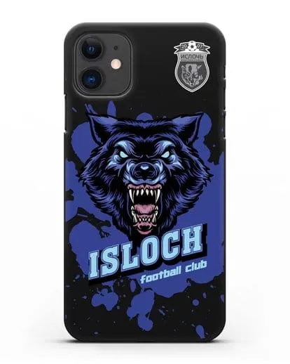 Чехол с изображением волка и надписью Isloch силиконовый для iPhone 11