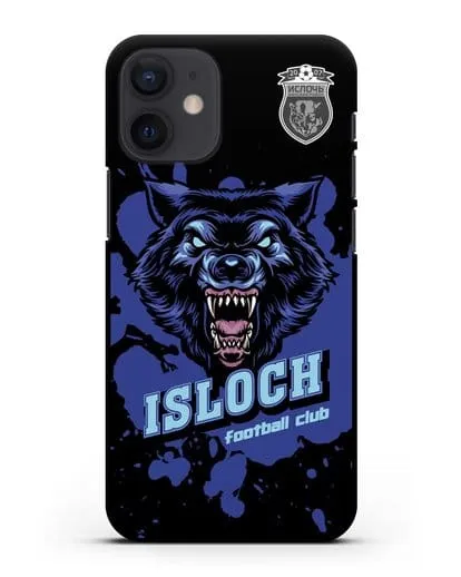 Чехол с изображением волка и надписью Isloch силиконовый для iPhone 12 mini