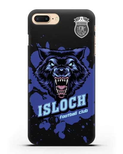 Чехол с изображением волка и надписью Isloch силиконовый для iPhone 8 Plus
