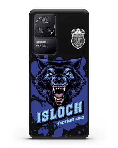 Чехол с изображением волка и надписью Isloch силиконовый для Xiaomi Poco F4