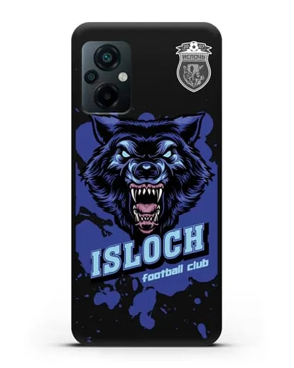 Чехол с изображением волка и надписью Isloch силиконовый для Xiaomi Poco M5