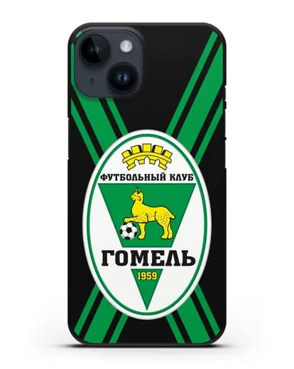 Чехол с символикой ФК Гомель силиконовый для iPhone 14