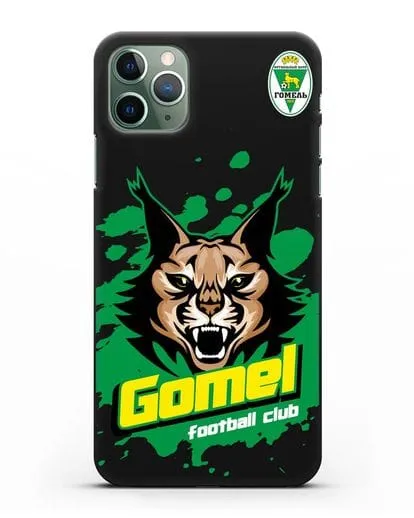 Чехол Рысь с надписью Gomel football club силиконовый для iPhone 11 Pro Max