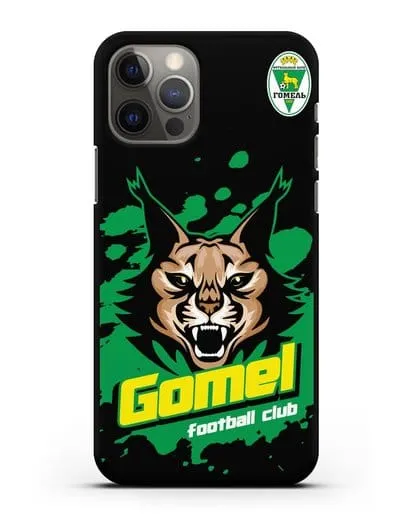Чехол Рысь с надписью Gomel football club силиконовый для iPhone 12 Pro