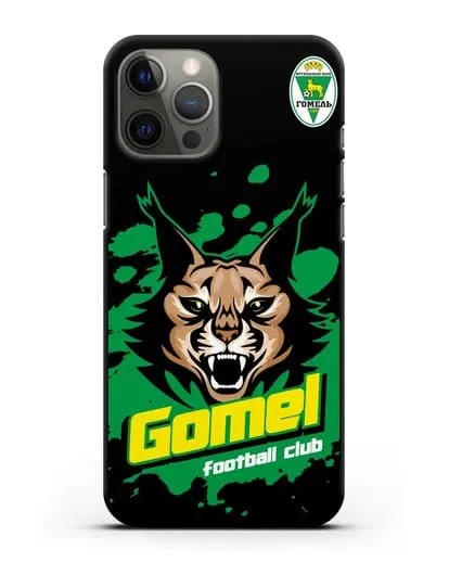 Чехол Рысь с надписью Gomel football club силиконовый для iPhone 12 Pro Max
