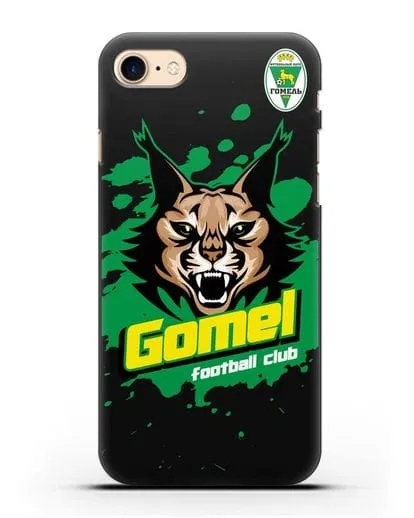 Чехол Рысь с надписью Gomel football club силиконовый для iPhone 7