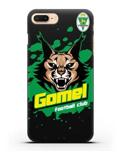 Чехол Рысь с надписью Gomel football club силиконовый для iPhone 8 Plus