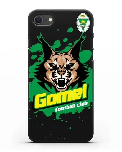 Чехол Рысь с надписью Gomel football club силиконовый для iPhone SE 2020