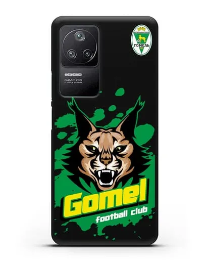 Чехол Рысь с надписью Gomel football club силиконовый для Xiaomi Poco F4