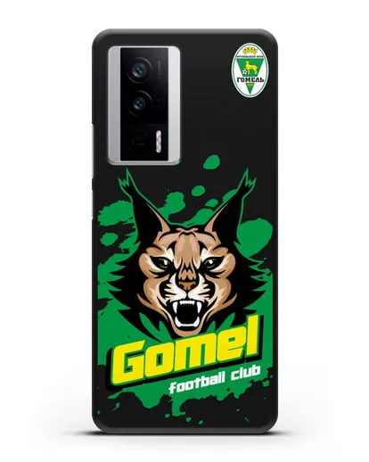 Чехол Рысь с надписью Gomel football club силиконовый для Xiaomi Poco F5 Pro