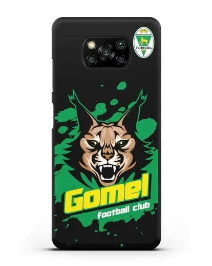 Чехол Рысь с надписью Gomel football club силиконовый для Xiaomi Poco X3
