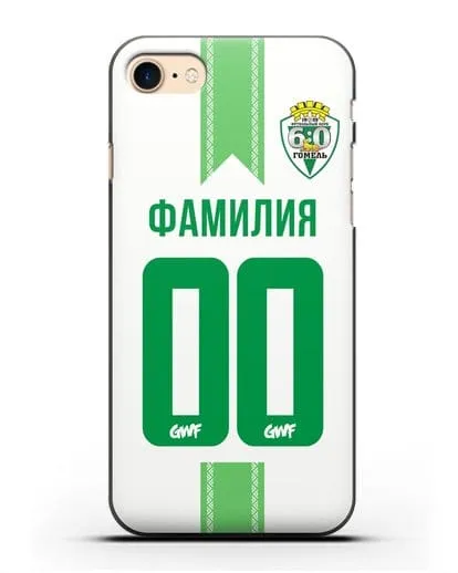 Чехол с символикой ФК Гомель зелёный фон силиконовый для iPhone 7
