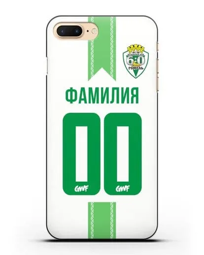 Чехол с символикой ФК Гомель зелёный фон силиконовый для iPhone 8 Plus