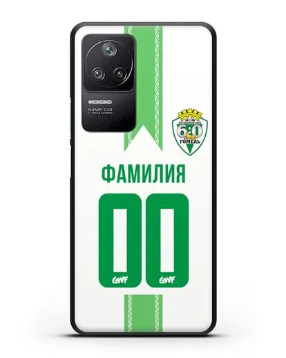 Чехол с символикой ФК Гомель зелёный фон силиконовый для Xiaomi Poco F4
