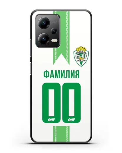 Чехол с символикой ФК Гомель зелёный фон силиконовый для Xiaomi Poco X5