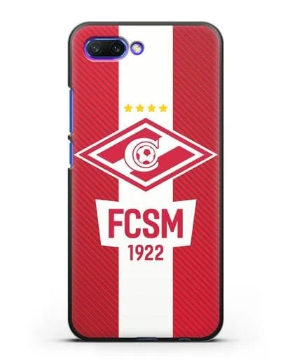 Чехол Спартак Москва с надписью FCSM 1922 силиконовый для Honor 10