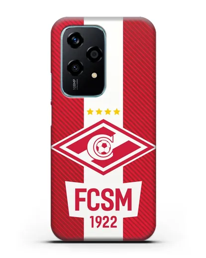 Чехол Спартак Москва с надписью FCSM 1922 силиконовый для Honor 200 Lite