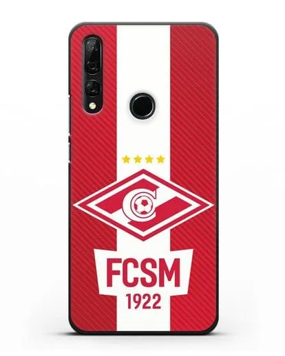 Чехол Спартак Москва с надписью FCSM 1922 силиконовый для Honor 9X