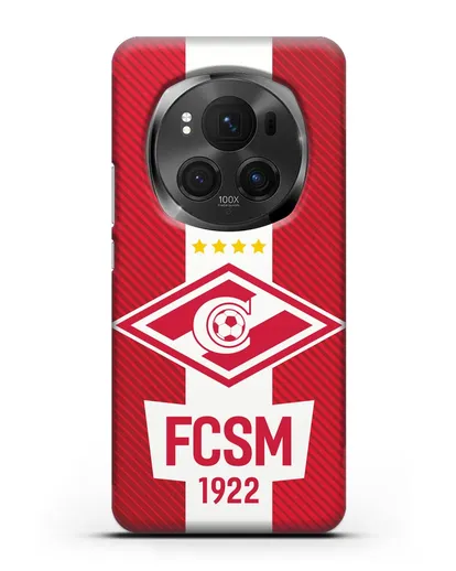 Чехол Спартак Москва с надписью FCSM 1922 силиконовый для Honor Magic 6 Pro