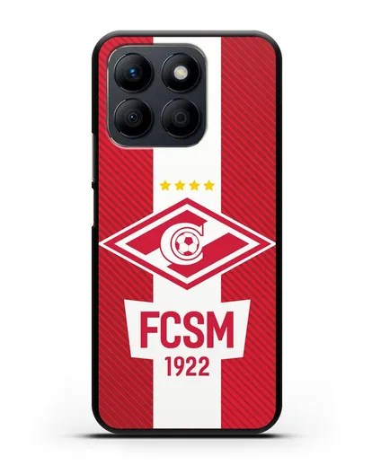 Чехол Спартак Москва с надписью FCSM 1922 силиконовый для Honor X8b