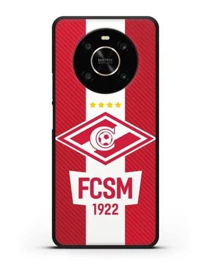 Чехол Спартак Москва с надписью FCSM 1922 силиконовый для Honor X9