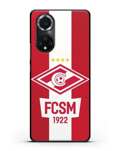 Чехол Спартак Москва с надписью FCSM 1922 силиконовый для Huawei Nova 9