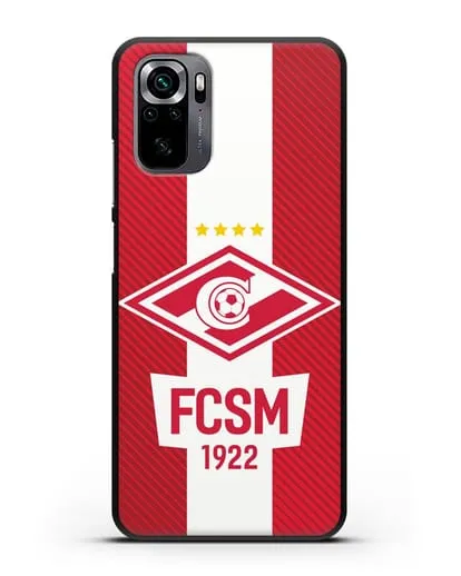 Чехол Спартак Москва с надписью FCSM 1922 силиконовый для Xiaomi Poco M5s